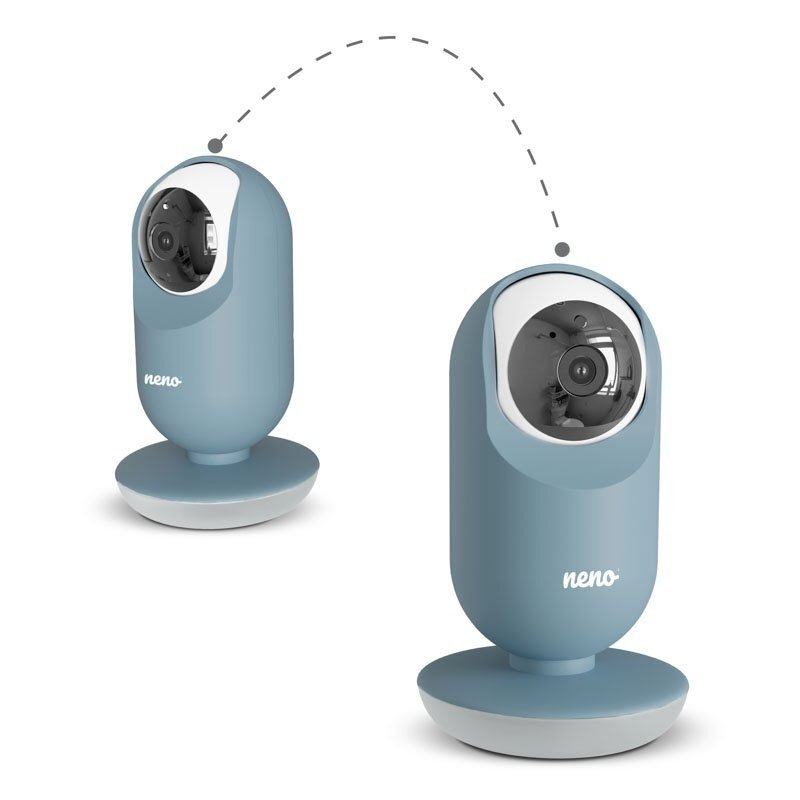 Neno Baby monitor video cu ecran mare de 5 inch Vedo Blue