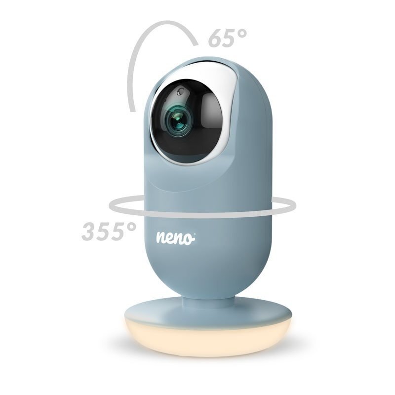 Neno Baby monitor video cu ecran mare de 5 inch Vedo Blue