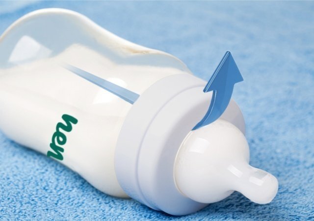Neno Biberon cu tetina silicon anti-colici debit lent 150 ml