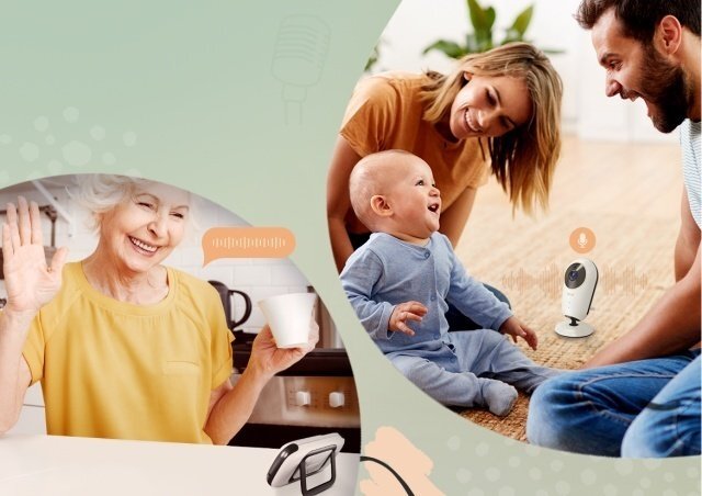 Neno Monitor pentru copii Vera cu receptor wireless