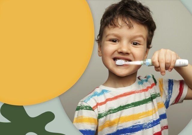 Neno Periuta de dinti electrica pentru copii Fratelli Blue peste 6 ani