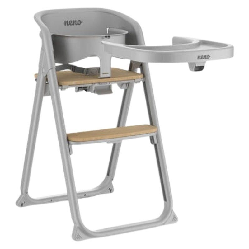 Neno Scaun de hranire multifunctional 4 in 1 Sapori Gray