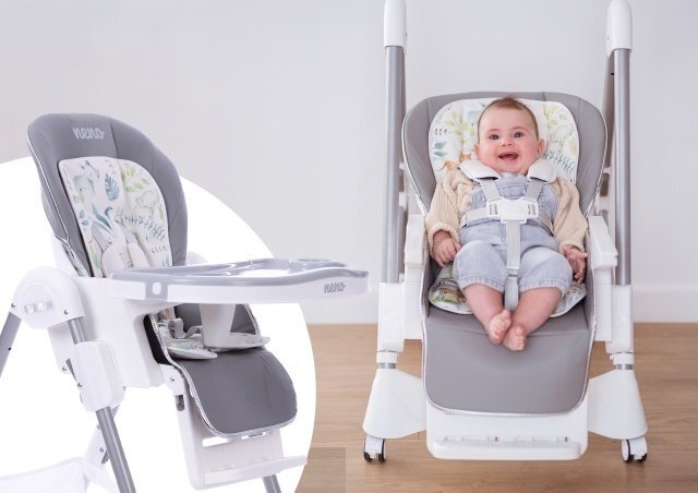 Neno Scaun de masa pentru copii Sedi gri multifunctional
