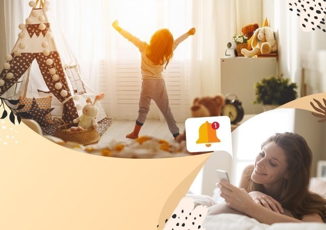 Neno Sistem de monitorizare pentru bebelusi Avante electric cu wi-fi