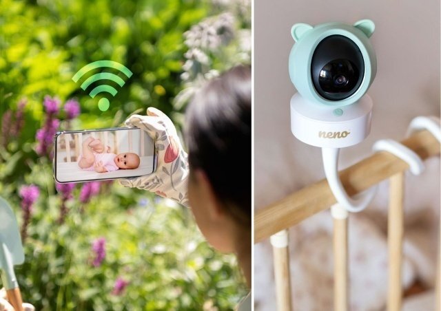 Neno Video-monitor rotativ pentru copii Ivo cu receptor conectare prin telefon