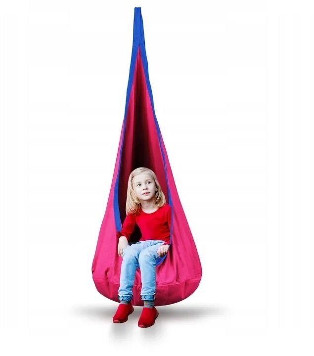 Neo Sport Hamac tip Cocoon pentru copii 140 x 55 cm Neo-Sport Cocoon Pink utilizare interiorexterior capacitate maxima 80 kg husa detasabila si lavabila perna gonflabila inclusa