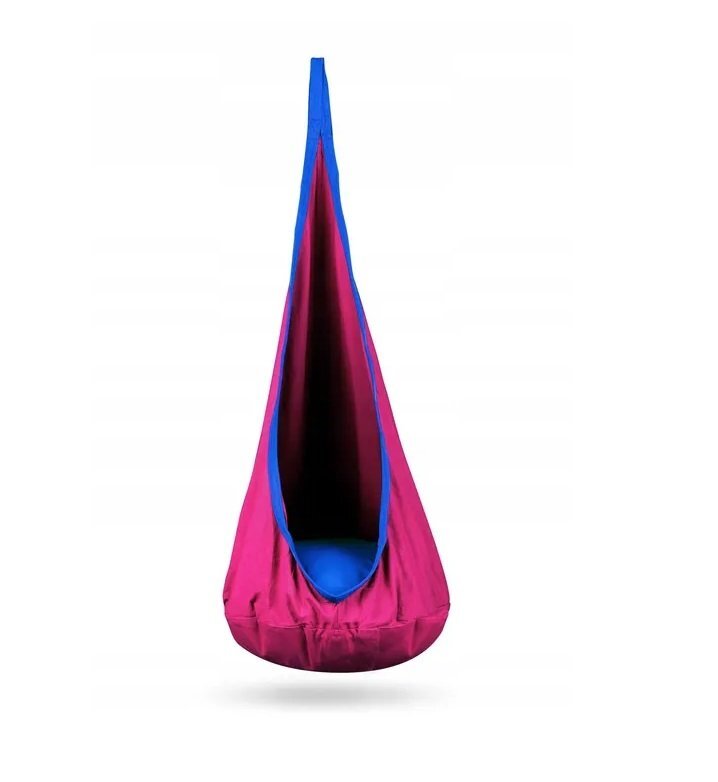 Neo Sport Hamac tip Cocoon pentru copii 140 x 55 cm Neo-Sport Cocoon Pink utilizare interiorexterior capacitate maxima 80 kg husa detasabila si lavabila perna gonflabila inclusa