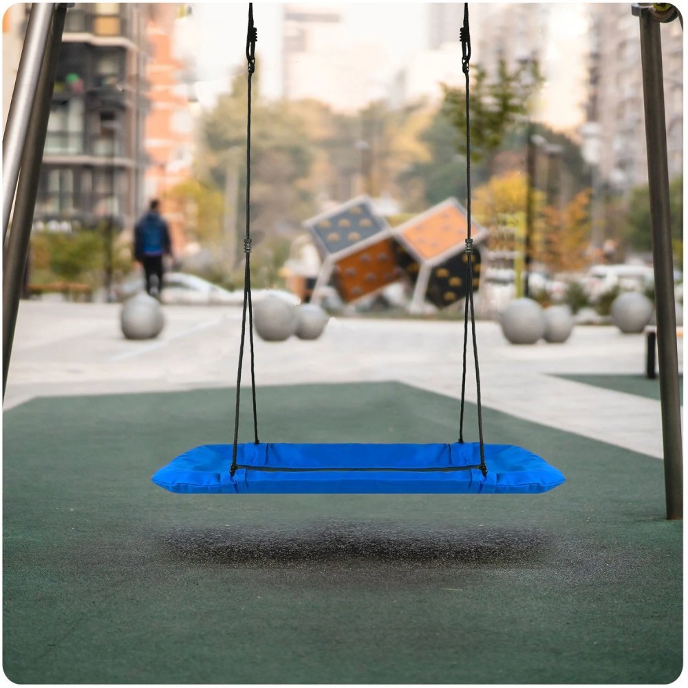 Neo Sport Leagan tip cuib pentru copii dreptunghiular XXL 110 x 70 cm 150 kg Neo-Sport Albastru
