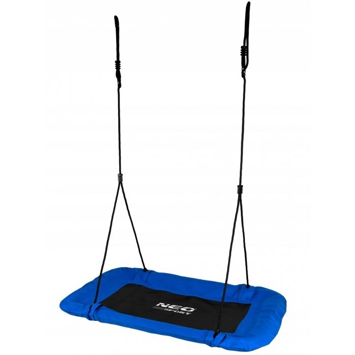 Neo Sport Leagan tip cuib pentru copii dreptunghiular XXL 110 x 70 cm 150 kg Neo-Sport Albastru