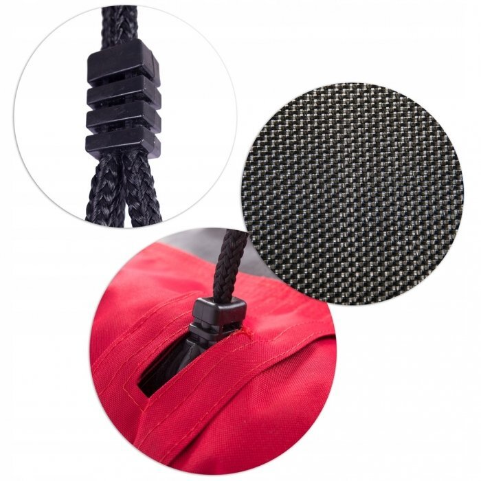 Neo Sport Leagan tip cuib pentru copii dreptunghiular XXL 110 x 70 cm 150 kg Neo-Sport Rosu