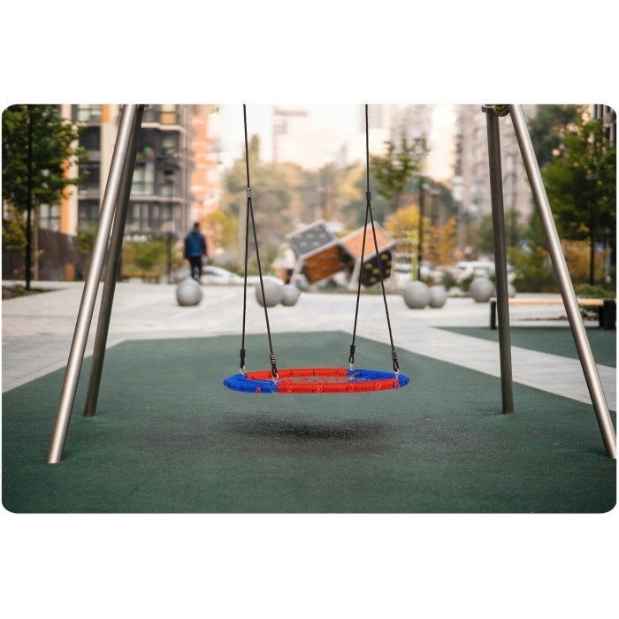 Neo Sport Leagan tip cuib pentru copii XXL 95 cm greutate admisa 150 kg Neo-Sport Rosu Albastru