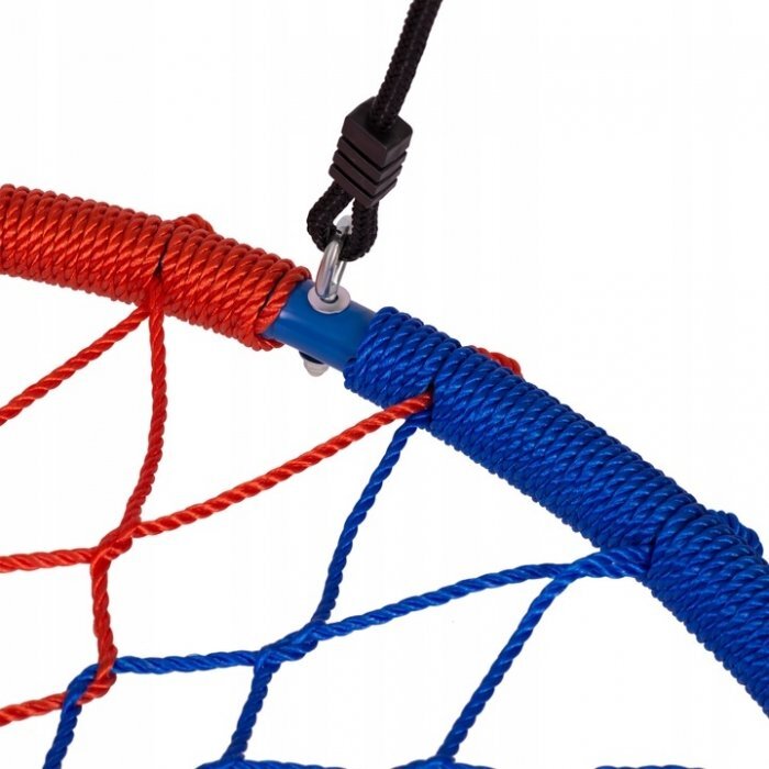 Neo Sport Leagan tip cuib pentru copii XXL 95 cm greutate admisa 150 kg Neo-Sport Rosu Albastru