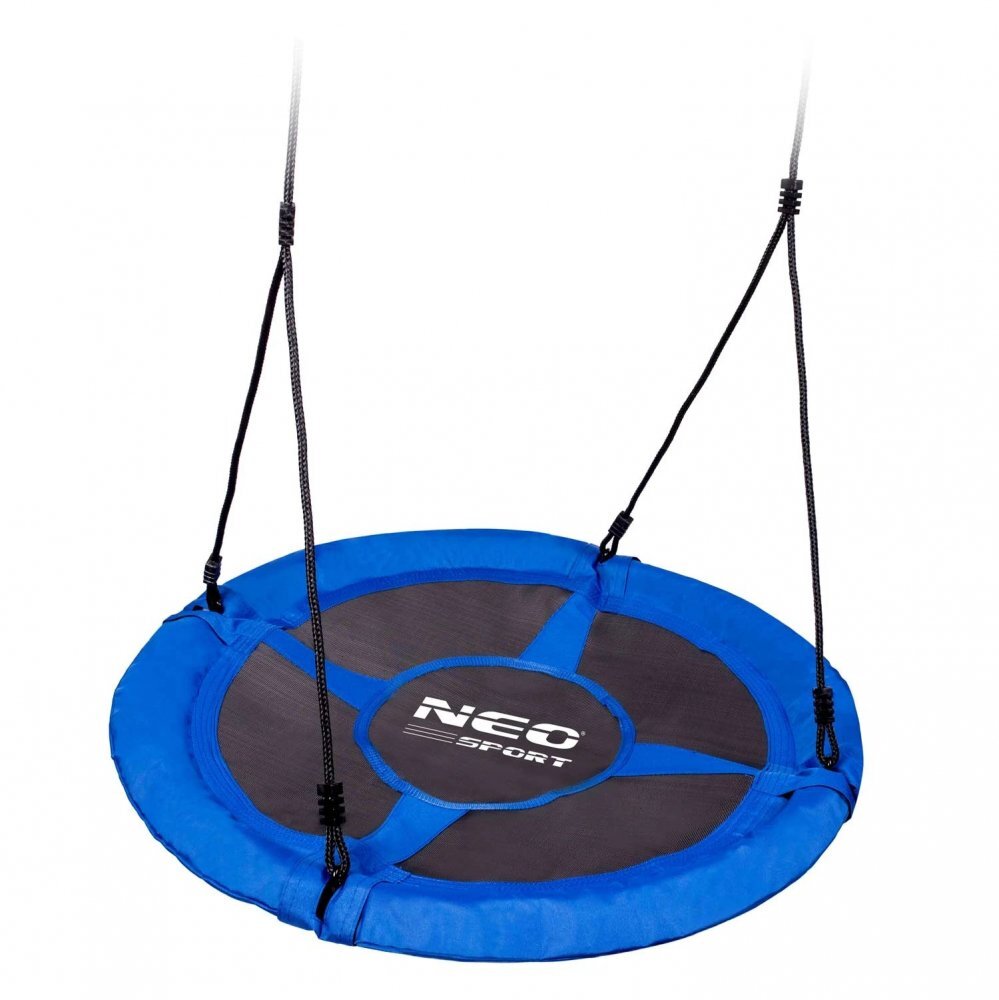 Neo Sport Leagan tip cuib pentru copii XXL 95 cmcadru din otelhusa impermeabila si rezistenta din material Oxford 600Dgreutate suportata 150 kg Neo-Sport Albastru