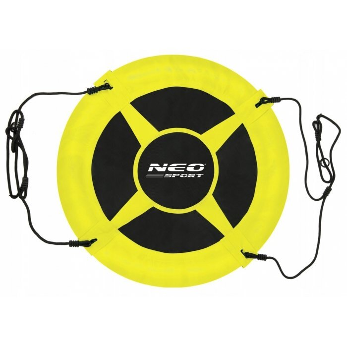 Neo Sport Leagan tip cuib pentru copii XXL 95 cmcadru din otelhusa impermeabila si rezistenta din material Oxford 600Dgreutate suportata 150 kg Neo-Sport Galben