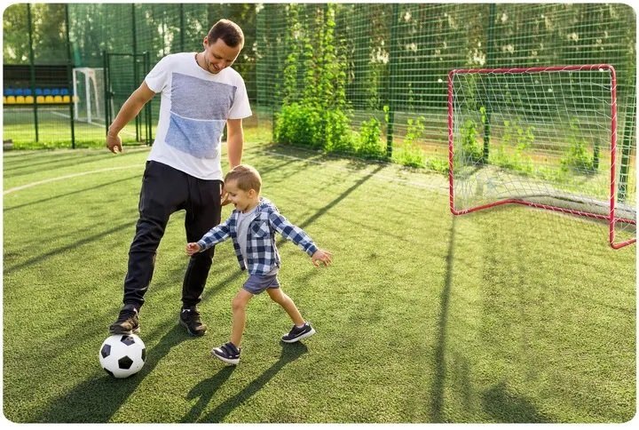 Neo Sport Poarta fotbal pentru copii 183x122x61 cm Neo-Sport cu cadru din otelplasa rezistenta4 ancore de montare incluse Footbal Play