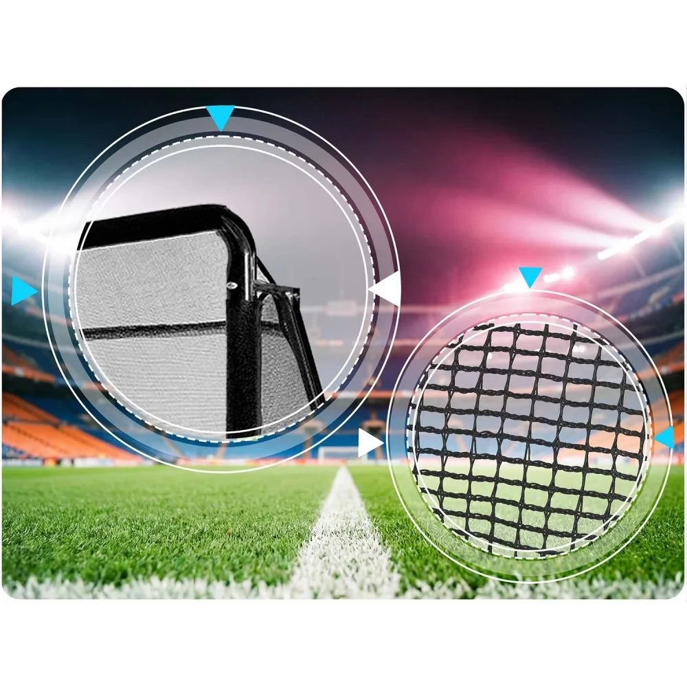 Neo Sport Poarta mare de fotbal premium 180x60x120 cm cu cadru solid din otelplasa durabilamontaj rapid