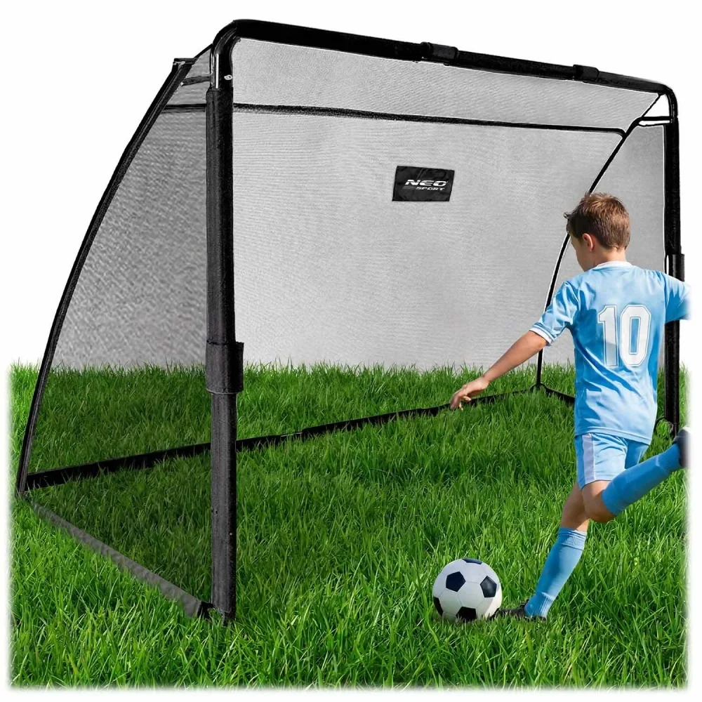 Neo Sport Poarta mare de fotbal premium 180x60x120 cm cu cadru solid din otelplasa durabilamontaj rapid