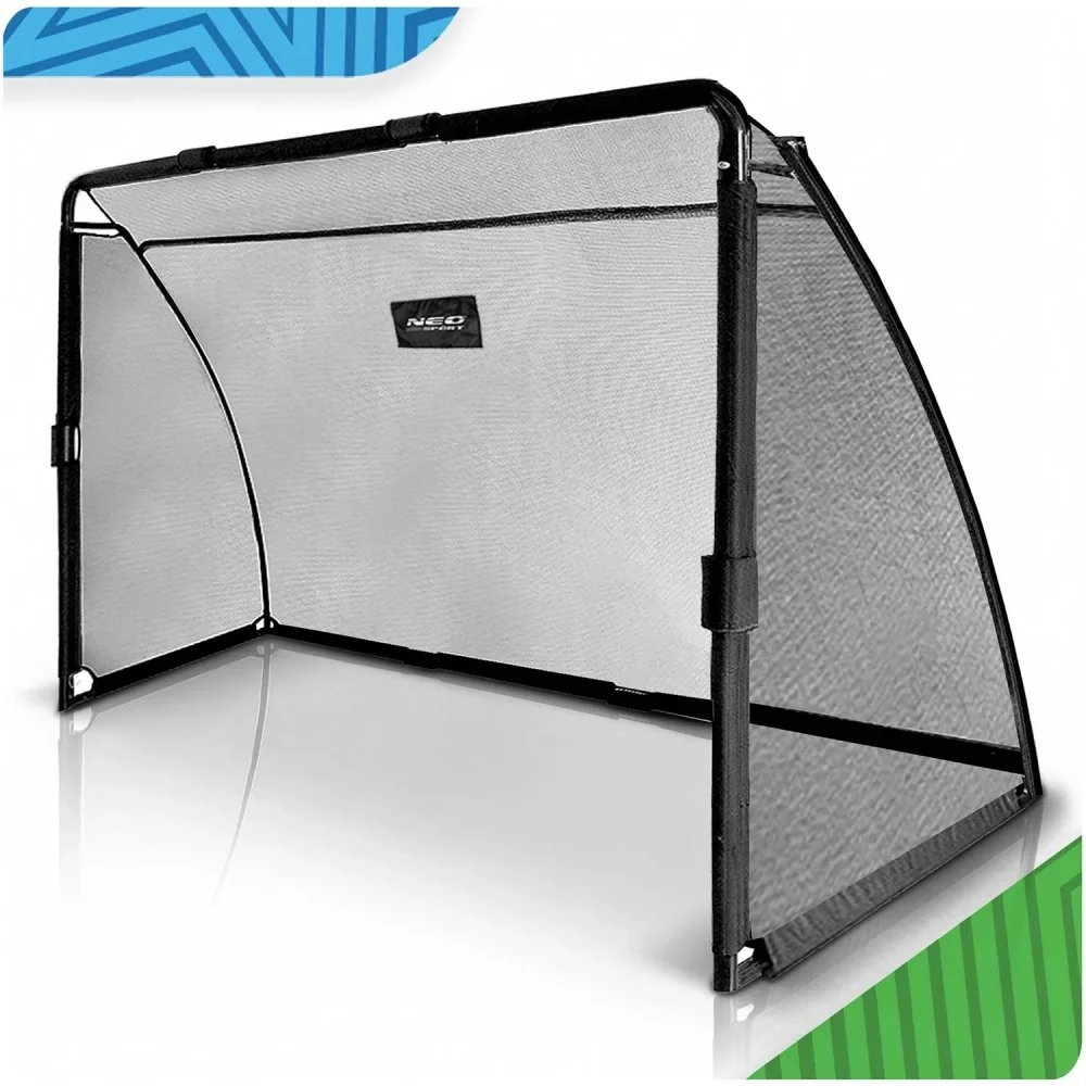 Neo Sport Poarta mare de fotbal premium 180x60x120 cm cu cadru solid din otelplasa durabilamontaj rapid
