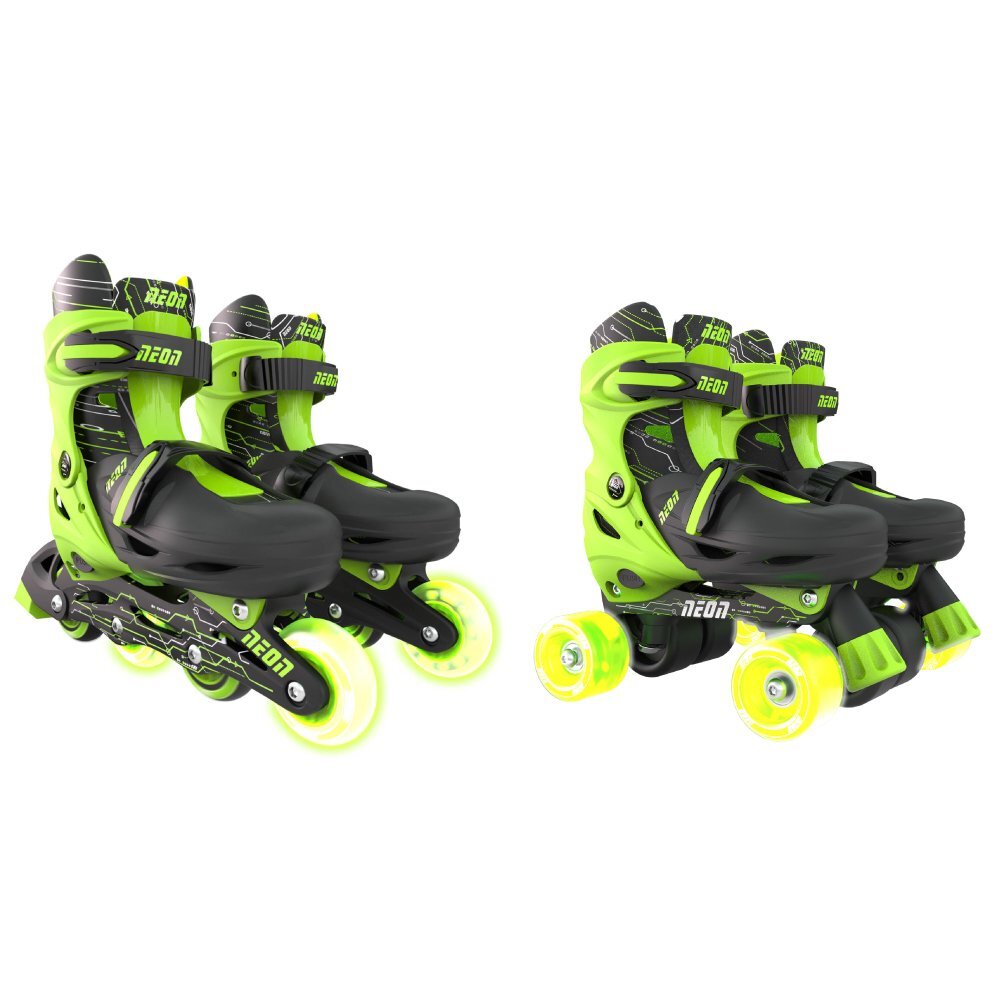 Neon Role 2 in 1 Combo Skates marime 30-33 Green