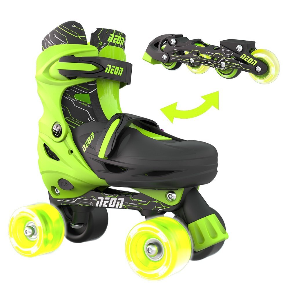Neon Role 2 in 1 Combo Skates marime 30-33 Green
