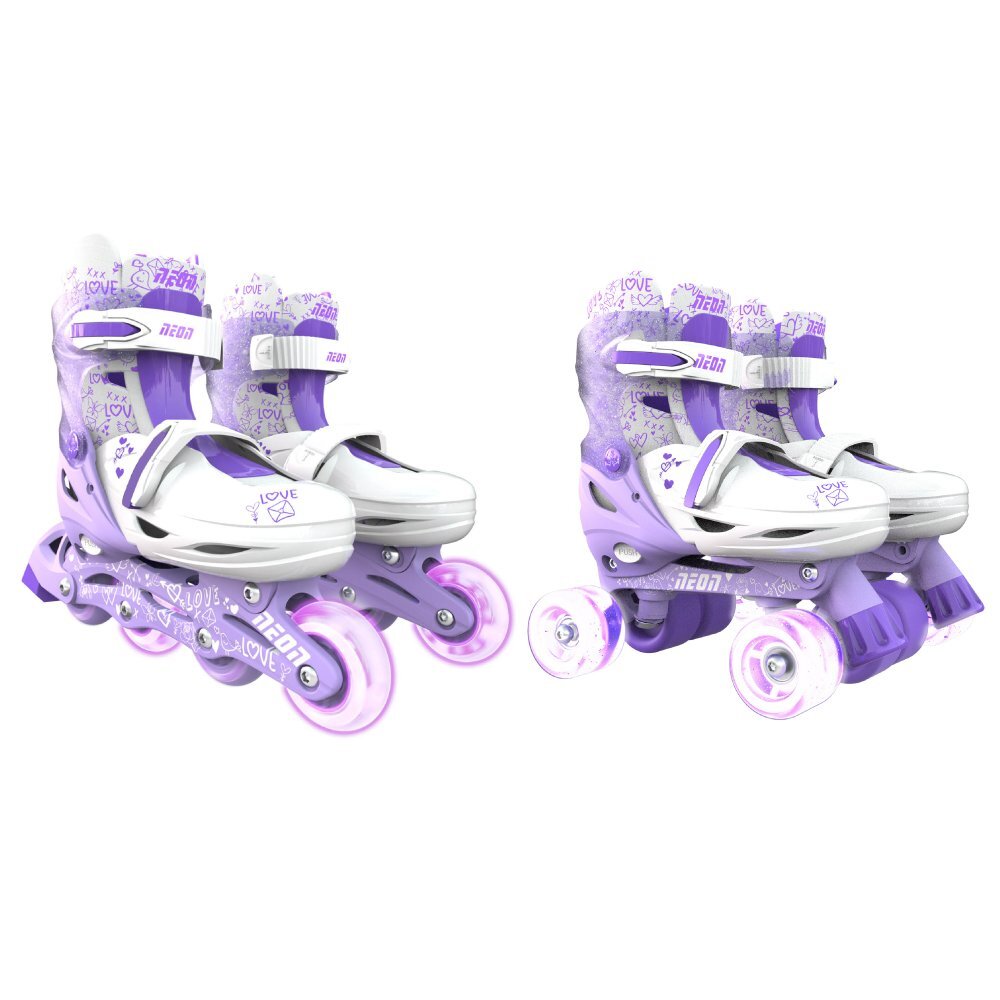 Neon Role 2 in 1 Combo Skates marime 34-37 purple