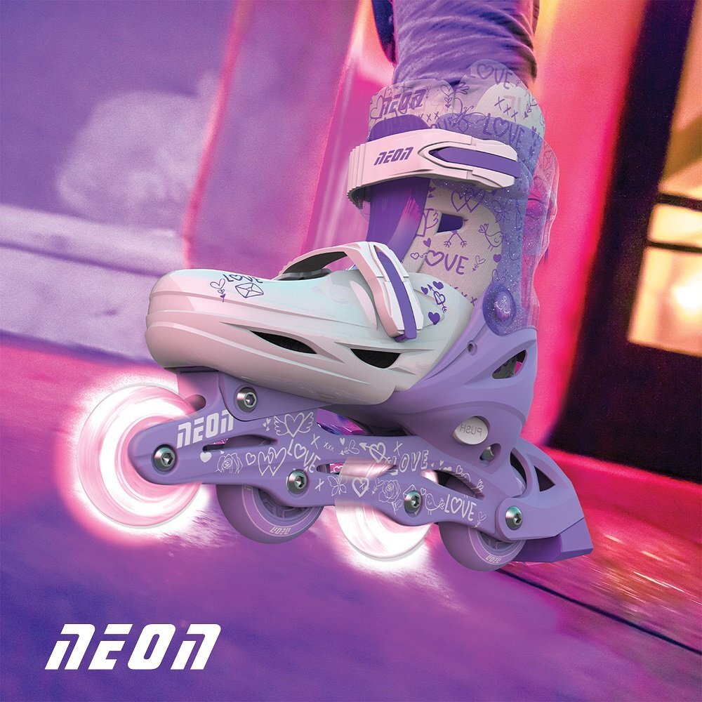 Neon Role 2 in 1 Combo Skates marime 34-37 purple