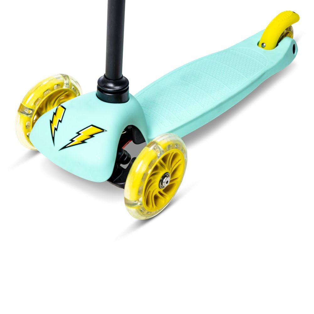 Neon Trotineta cu 3 roti Bolt green roti Led greutate admisa 25 kg