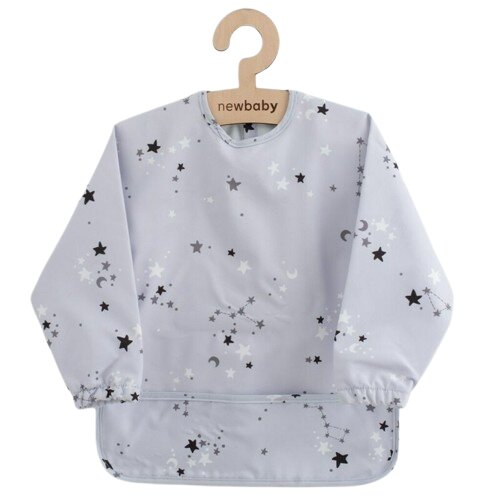 New Baby Baveta impermeabila cu maneci Stars 45x36 cm