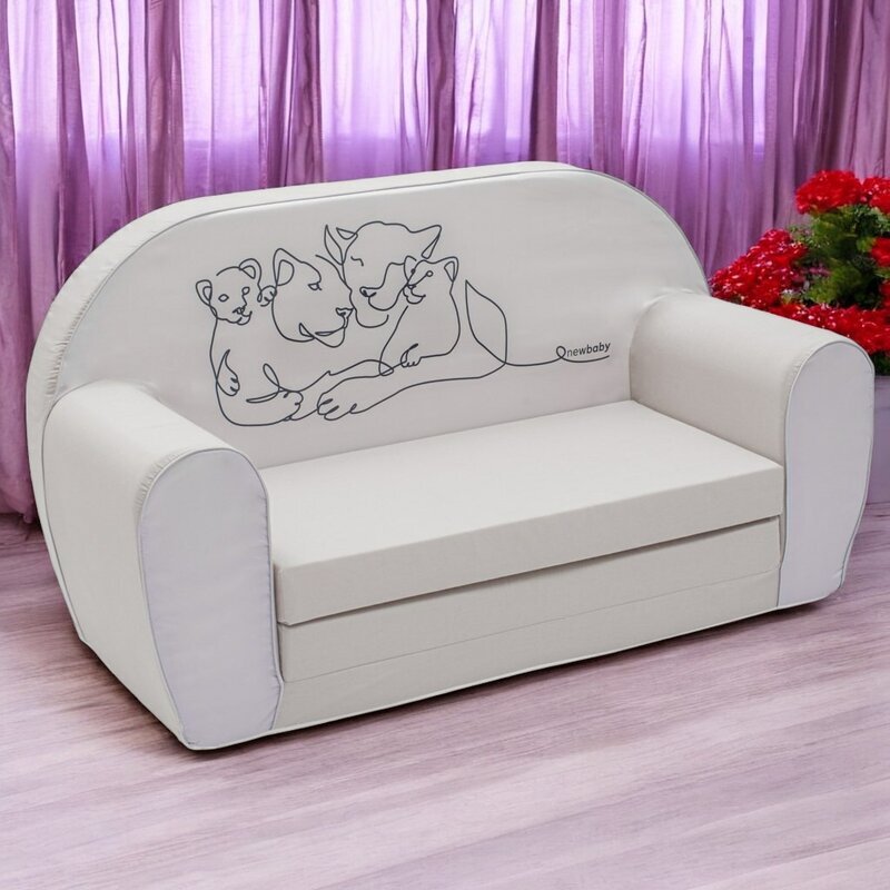 New Baby Canapea extensibila din spuma Lion