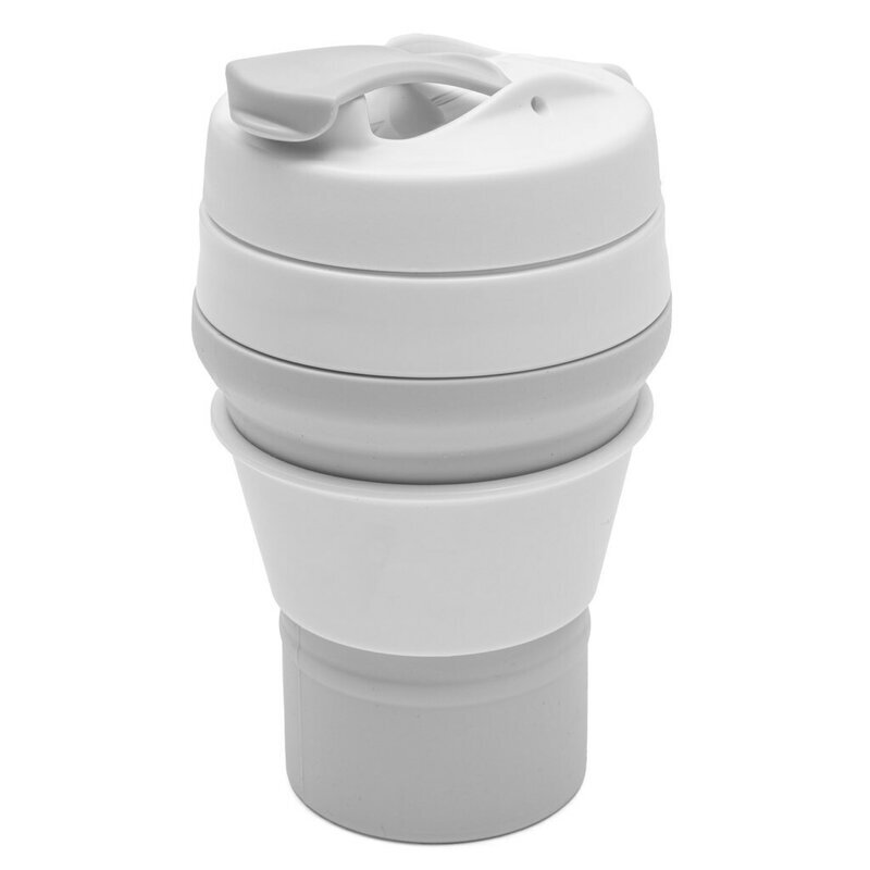 New Baby Canuta pliabila din silicon 350 ml grey