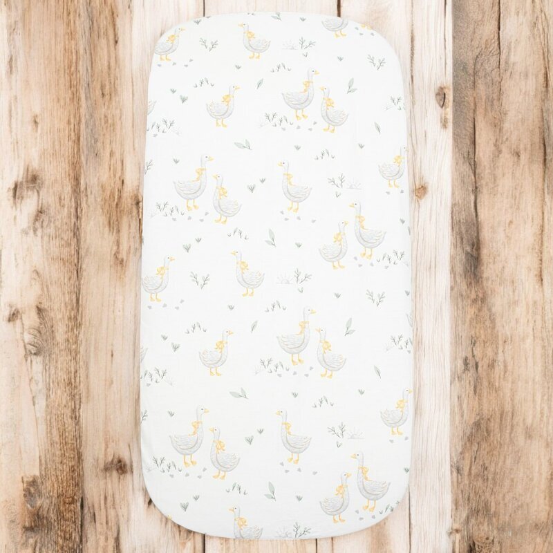 New Baby Cearceaf cu elastic pentru landou 35 x 75 cm Goose