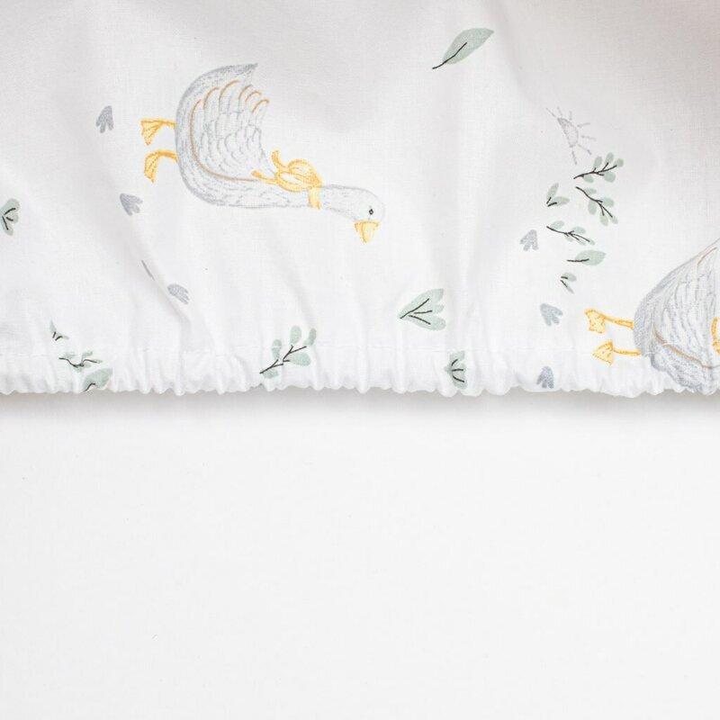 New Baby Cearceaf cu elastic pentru landou 35 x 75 cm Goose