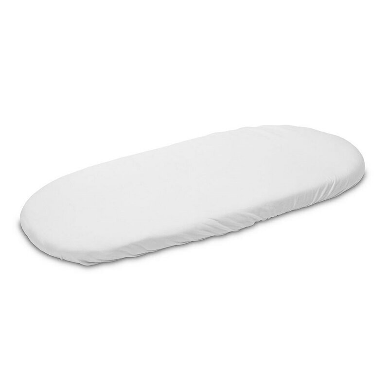 New Baby Cearceaf cu elastic pentru landou 35 x 75 cm White