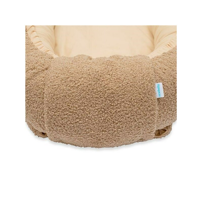 New Baby Cosulet bebelus 80x50 cm Baby Nest dark beige