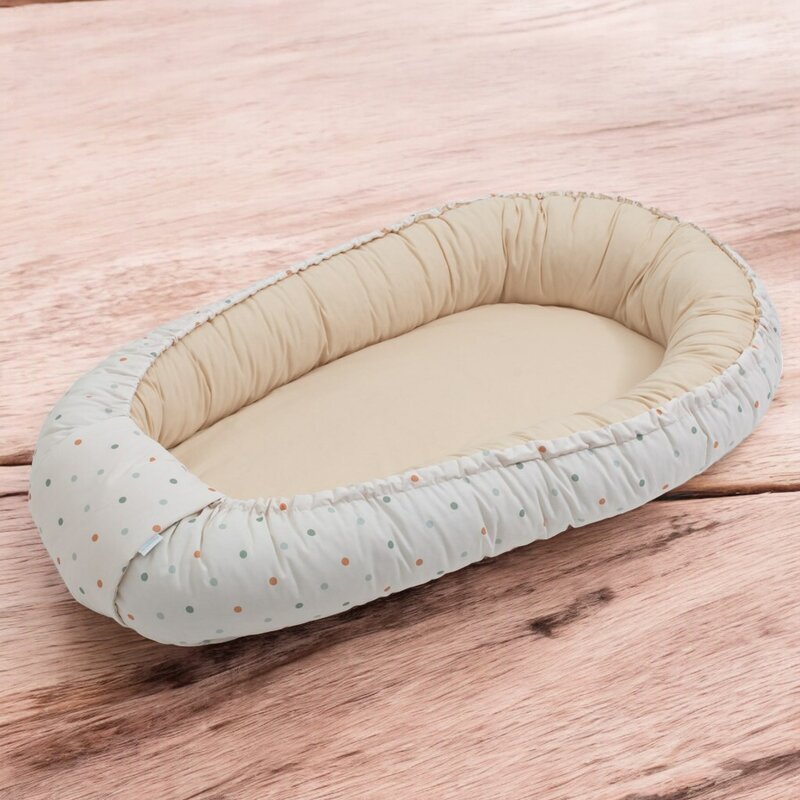 New Baby Cosulet bebelus 88 x 50 cm Baby Nest La Natura Punti
