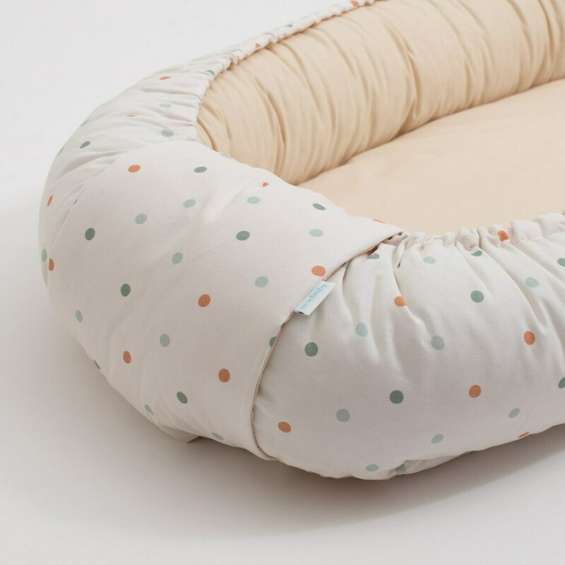 New Baby Cosulet bebelus 88 x 50 cm Baby Nest La Natura Punti