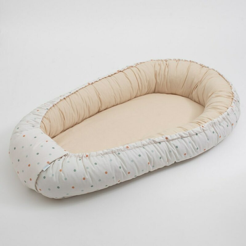 New Baby Cosulet bebelus 88 x 50 cm Baby Nest La Natura Punti