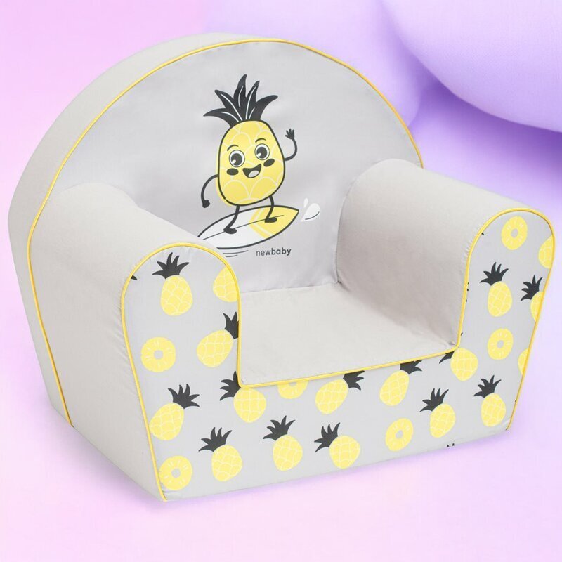 New Baby Fotoliu din burete 42x53 din spuma Pineapple