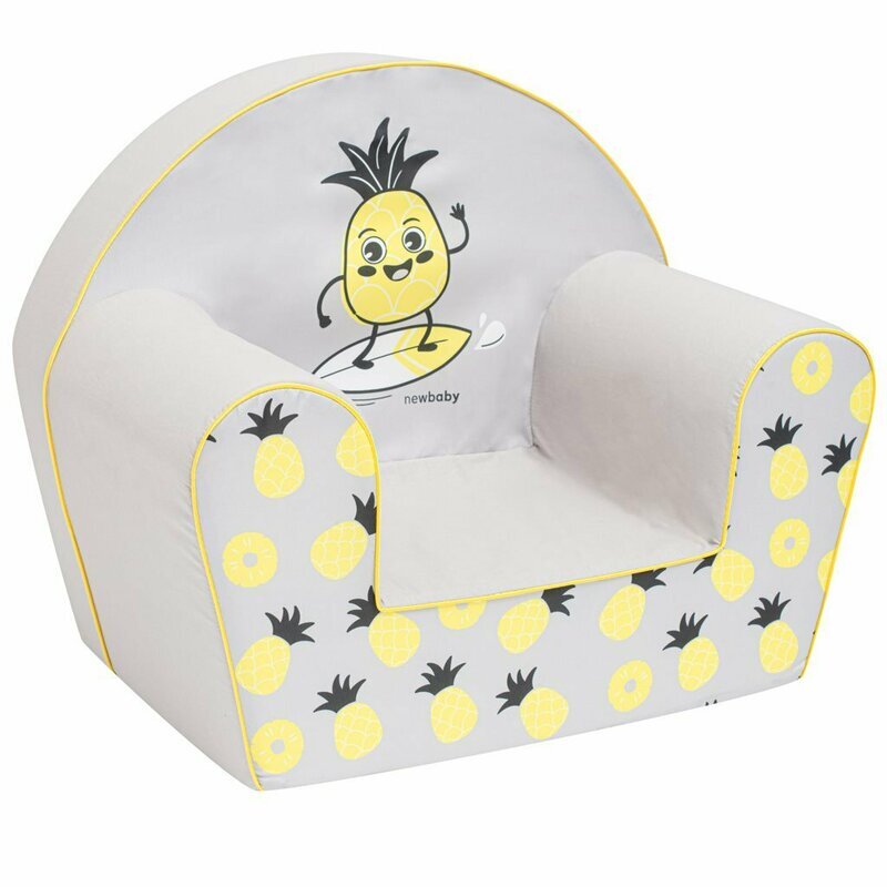 New Baby Fotoliu din burete 42x53 din spuma Pineapple