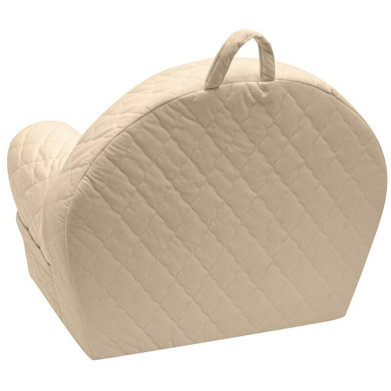 New Baby Fotoliu din burete Clouds cu buzunar lateral Beige