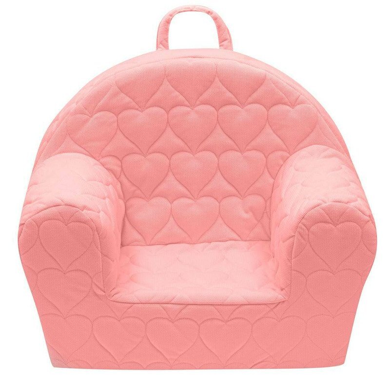 New Baby Fotoliu din burete hearts pink