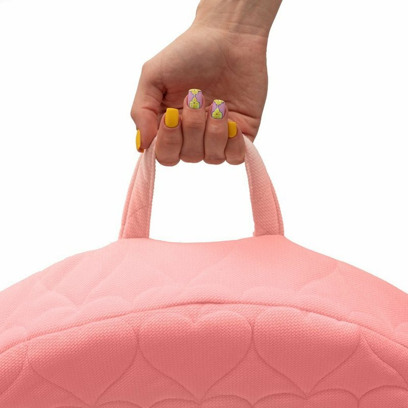 New Baby Fotoliu din burete hearts pink