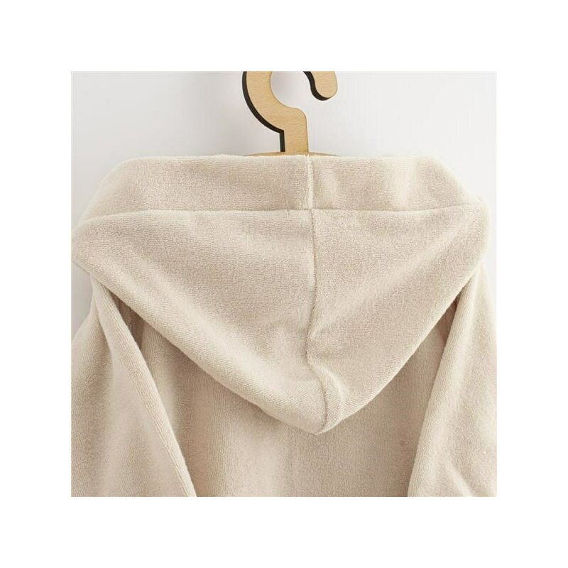 New Baby Halat de baie pentru copii marime 104110 din bumbac beige