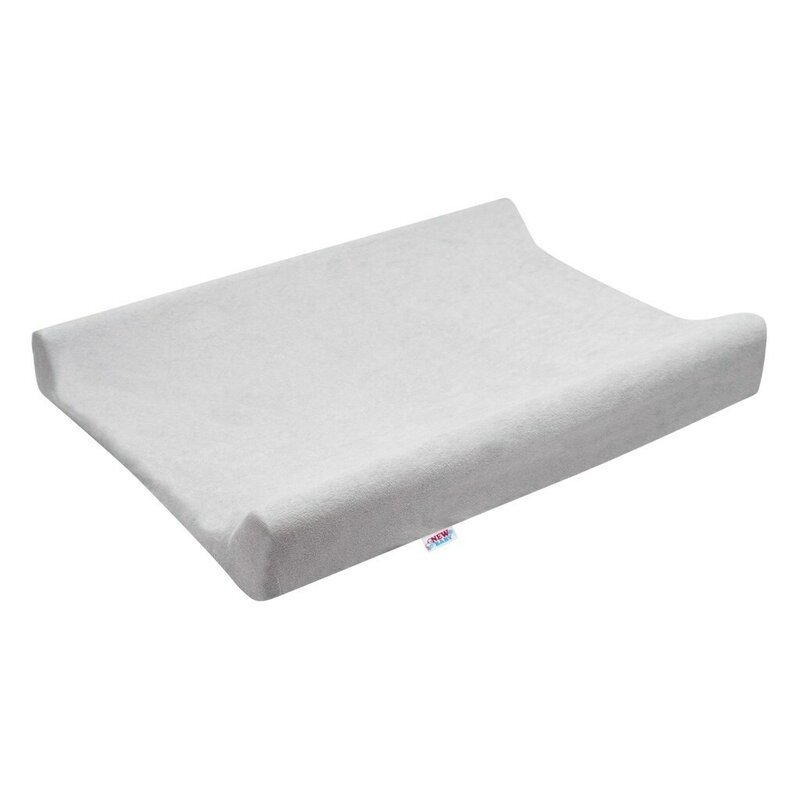 New Baby Husa pentru saltea de infasat 50x70 cm cu banda elastica Bumbac terry grey