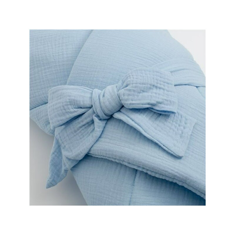 New Baby Paturica de infasat din muselina 100 bumbac 75x75 cm blue