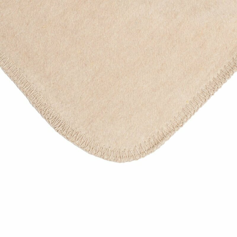 New Baby Paturica moale bebe 75x100 cm bumbac 0 luni+ Beige