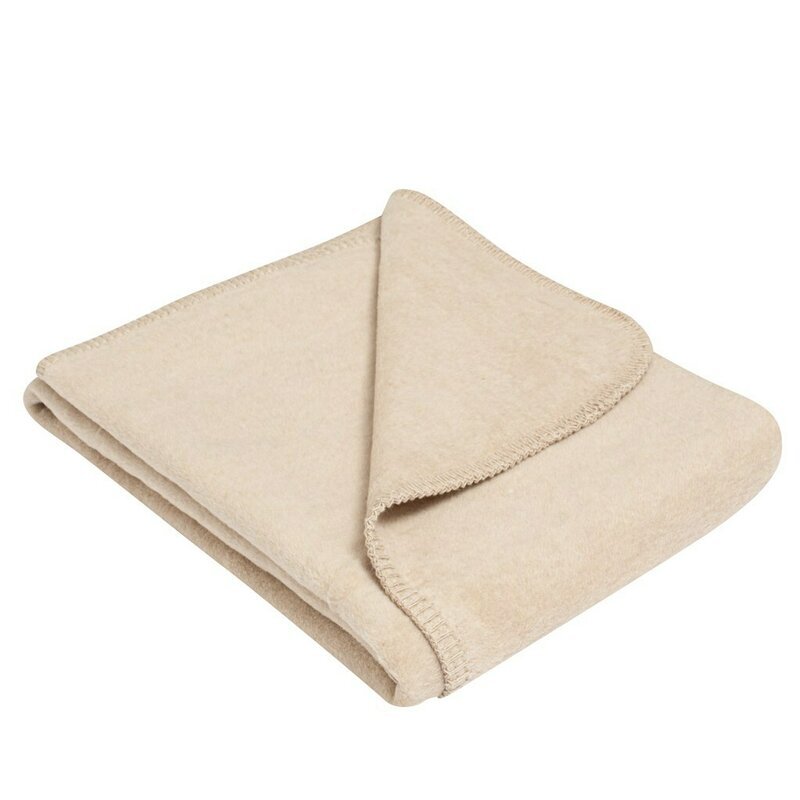New Baby Paturica moale bebe 75x100 cm bumbac 0 luni+ Beige