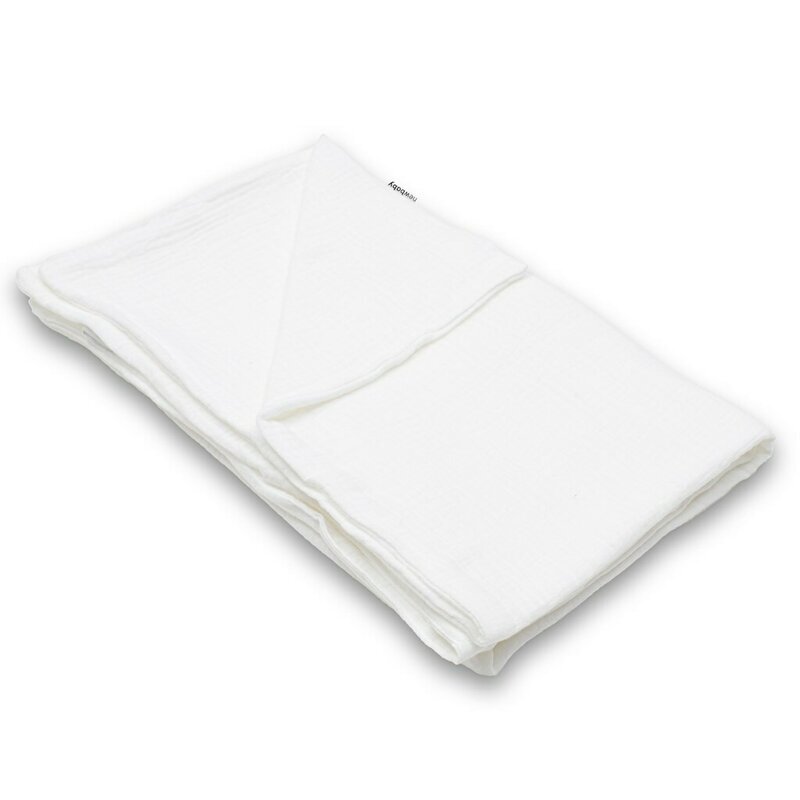 New Baby Paturica moale bebe 80x100 cm din muselina White
