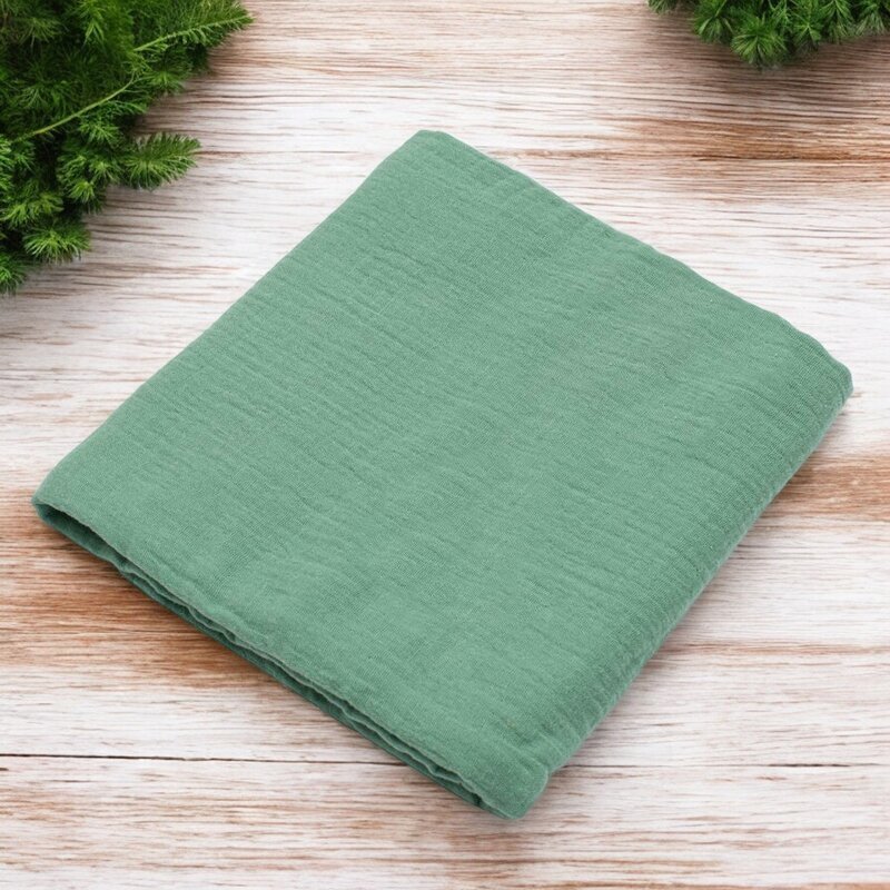 New Baby Paturica moale bebe cu multiple intrebuintari 60x60 cm din bumbac Green