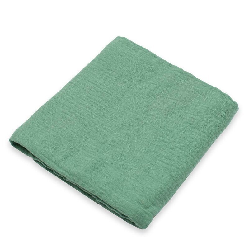 New Baby Paturica moale bebe cu multiple intrebuintari 60x60 cm din bumbac Green